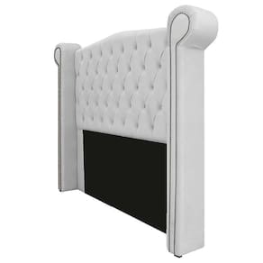 Cabeceira Veneza 140 Cm Casal Corano Branco