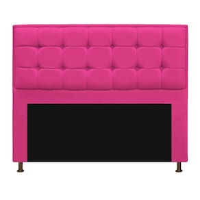 Cabeceira Copenhague 140 Cm Casal Suede Pink