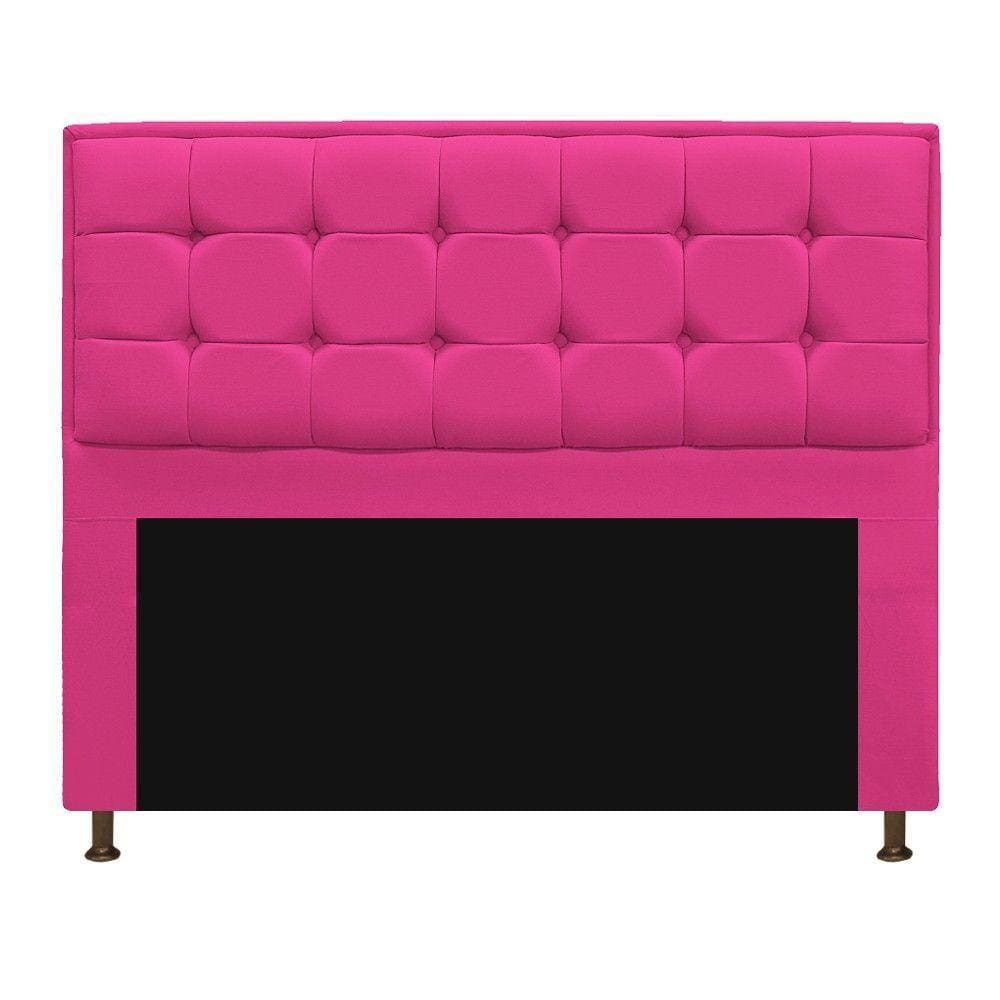 Cabeceira Copenhague 195 Cm King Size Suede Pink