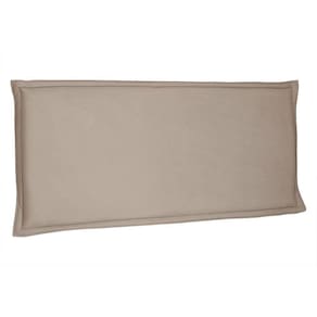 Cabeceira Painel Casal 1,40m Veneza Suede Bege