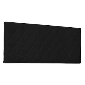 Cabeceira Painel King 1,95m Esmeralda Corano Preto