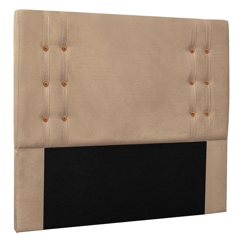 Cabeceira Solteiro 0,90m Genova Suede Bege