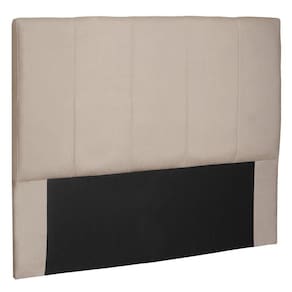 Cabeceira Casal 1,40m Ravenna Suede Bege