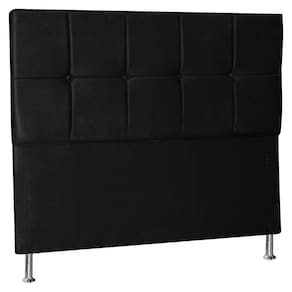 Cabeceira King 1,95m Lisboa Suede Preto