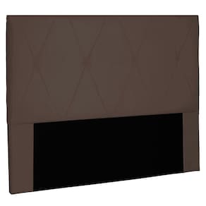 Cabeceira Queen 1,60m Aquilla Suede Marrom Café