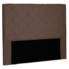 Cabeceira Solteiro 0,90m Tânia Suede Caramelo