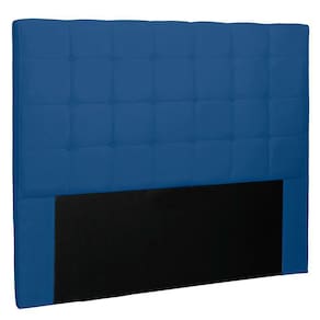 Cabeceira Solteiro 0,90m Verona Suede Azul Marinho