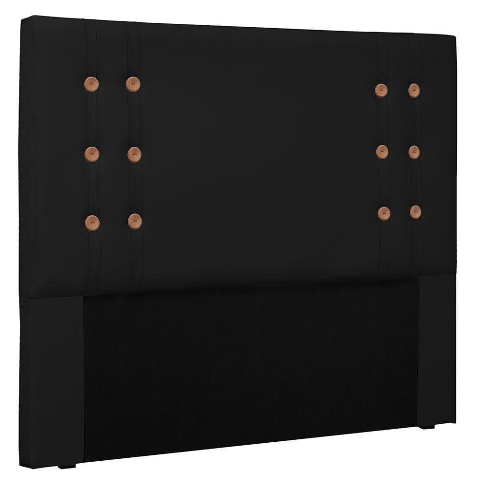 Cabeceira King 1,95m Genova Corano Preto