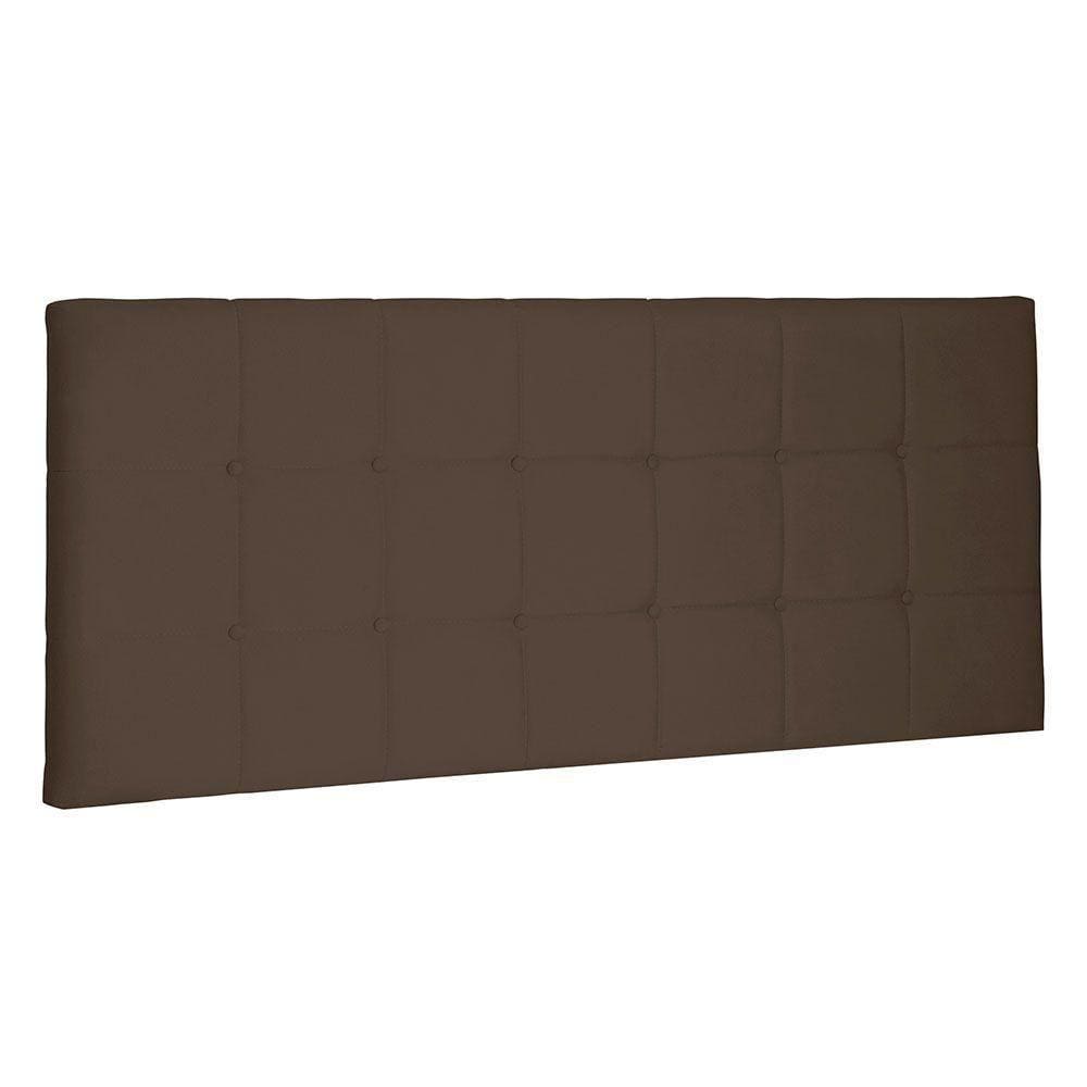 Cabeceira Painel Solteiro 0,90m Verona Suede Caramelo