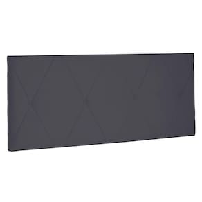 Cabeceira Painel Solteiro 0,90m Aquilla Suede Cinza