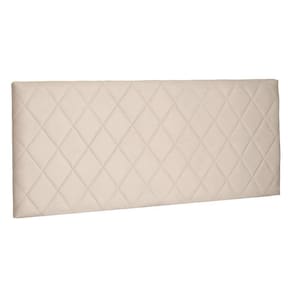 Cabeceira Painel Solteiro 0,90m Esmeralda Suede Bege