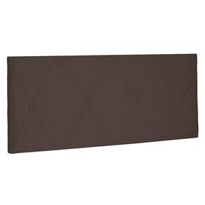 Cabeceira Painel Queen 1,60m Aquilla Suede Marrom Café