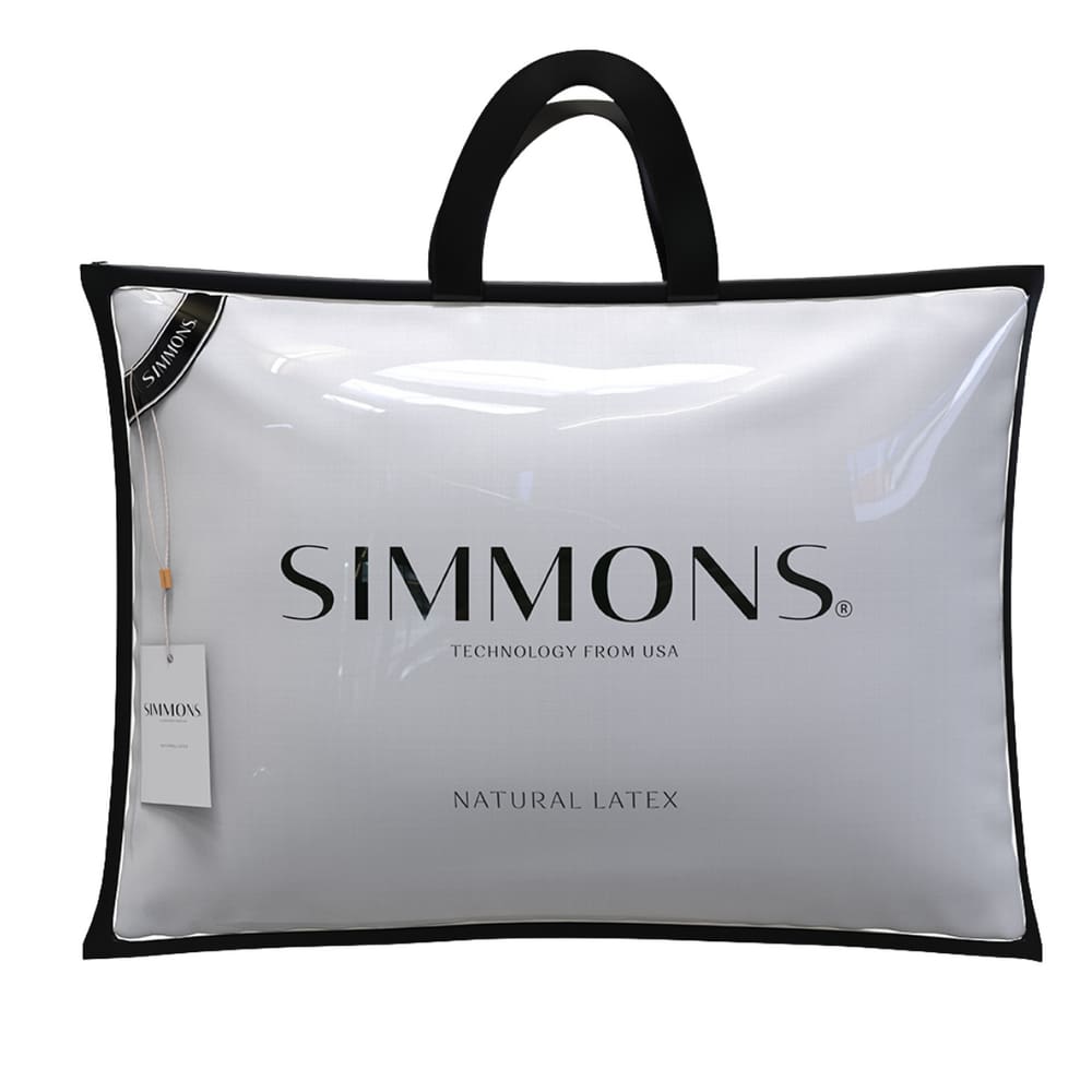 Travesseiro Alto Látex Antialérgico 50x70cm Simmons