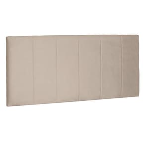 Cabeceira Painel Solteiro 0,90m Ravenna Suede Bege