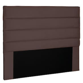 Cabeceira Casal 1,40m La Italiana Suede Marrom Café