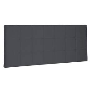 Cabeceira Painel Solteiro 0,90m Verona Suede Cinza