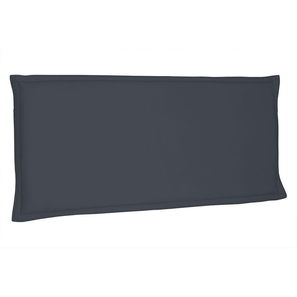 Cabeceira Painel Solteiro 0,90m Veneza Suede Cinza