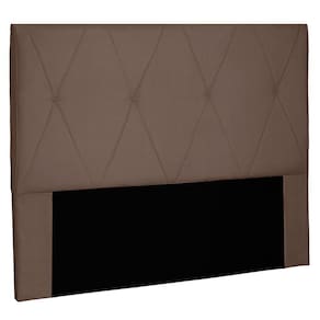 Cabeceira Casal 1,40m Aquilla Suede Caramelo