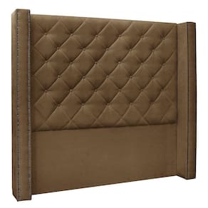 Cabeceira Casal 1,40m Vicenza Suede Caramelo