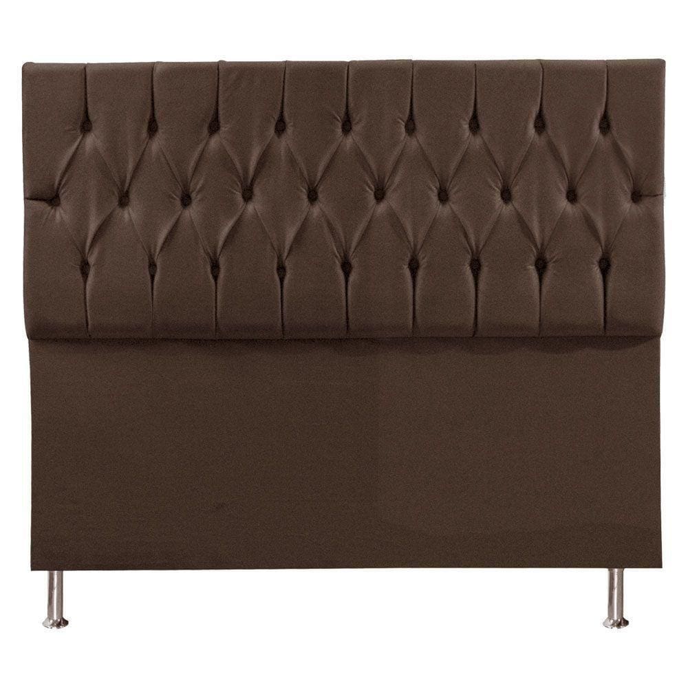 Cabeceira Queen 1,60m Suede Marrom