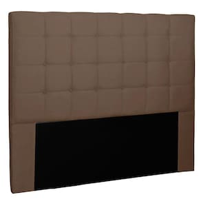 Cabeceira Casal 1,40m Verona Suede Caramelo