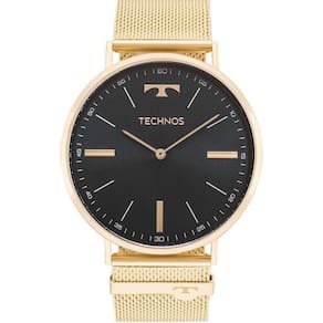 Relógio Masculino Technos Clássico Slim Dourado 2025Ltj/4P