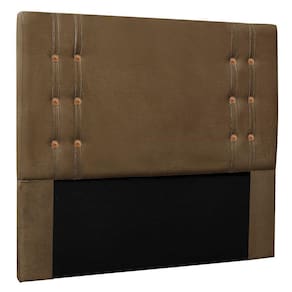 Cabeceira Casal 1,40m Genova Suede Caramelo