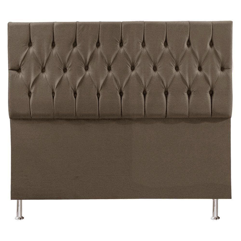 Cabeceira Solteiro 0,90m Suede Bege