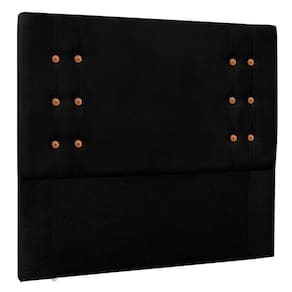 Cabeceira King 1,95m Genova Suede Preto