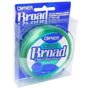 Linha Monofilamento Owner Broad 0,37Mm 26Lb/11,8Kg - 300 M