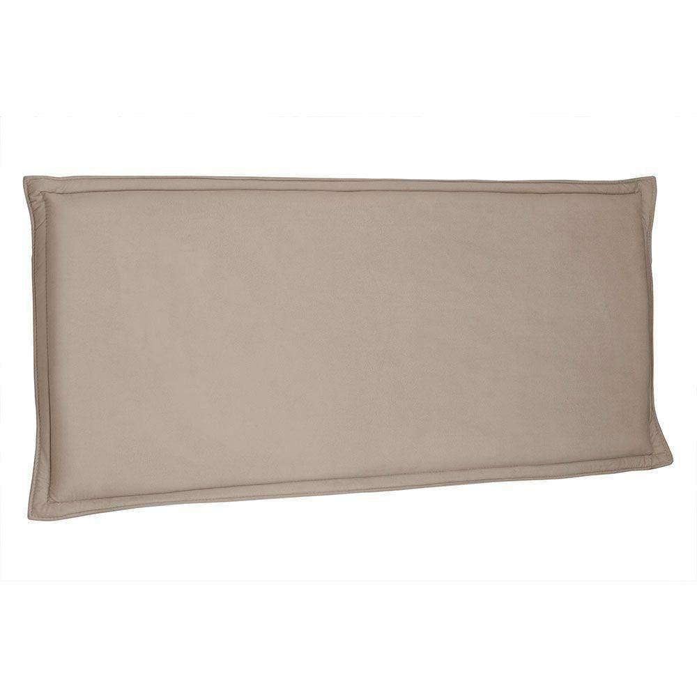 Cabeceira Painel Solteiro 0,90m Veneza Suede Bege