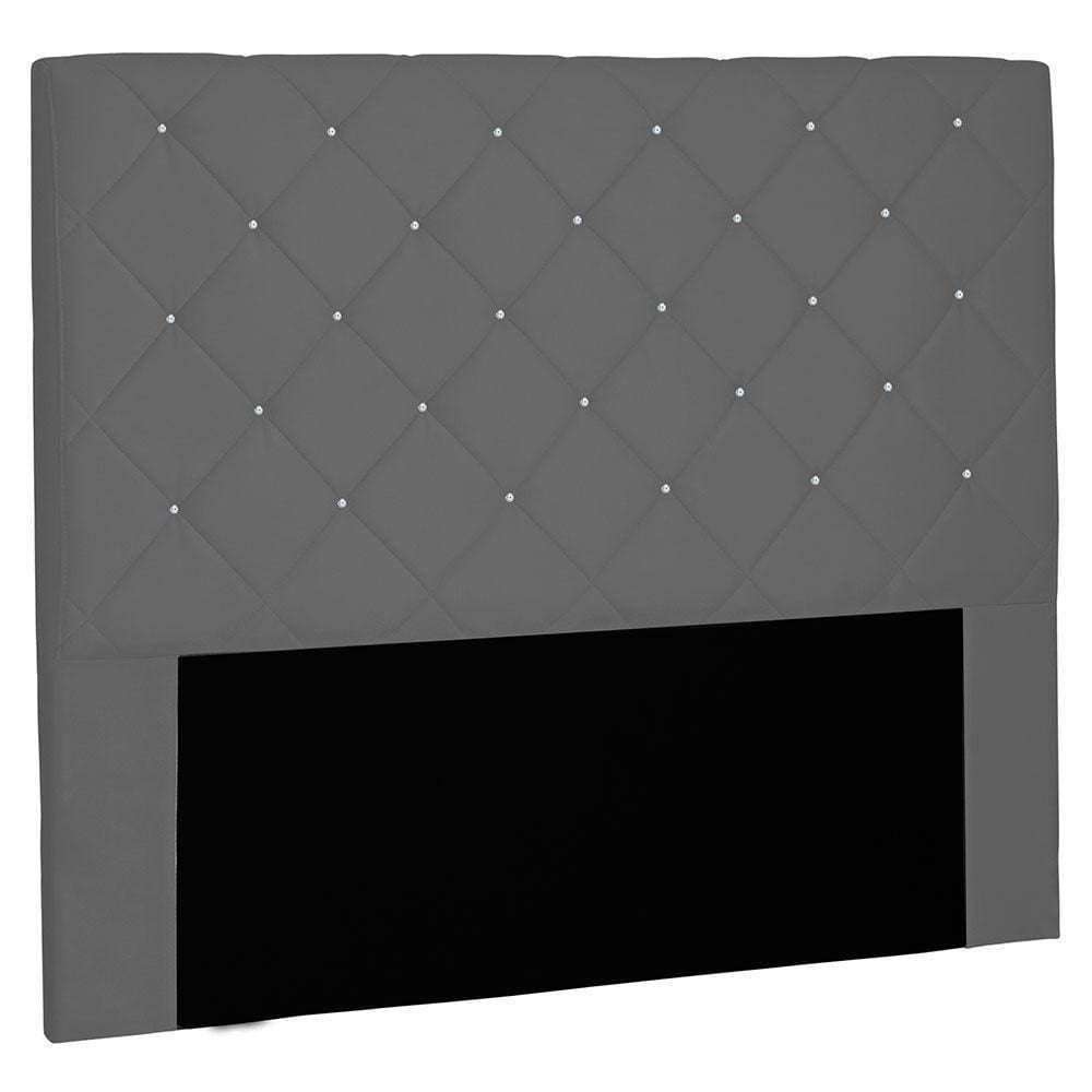 Cabeceira Casal 1,40m Tânia Suede Cinza