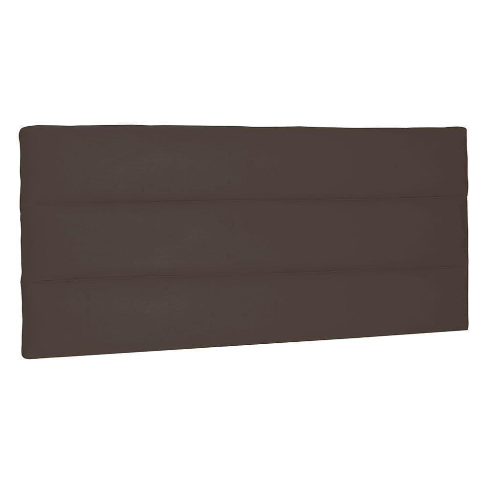 Cabeceira Painel King 1,95m La Italiana Suede Marrom Café
