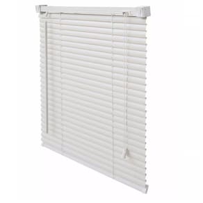 Persiana Horizontal PVC Branca 120 (L) x 220 (A) cm Cortina Completa C/ Kit de Instalação 1,20 x 2,20