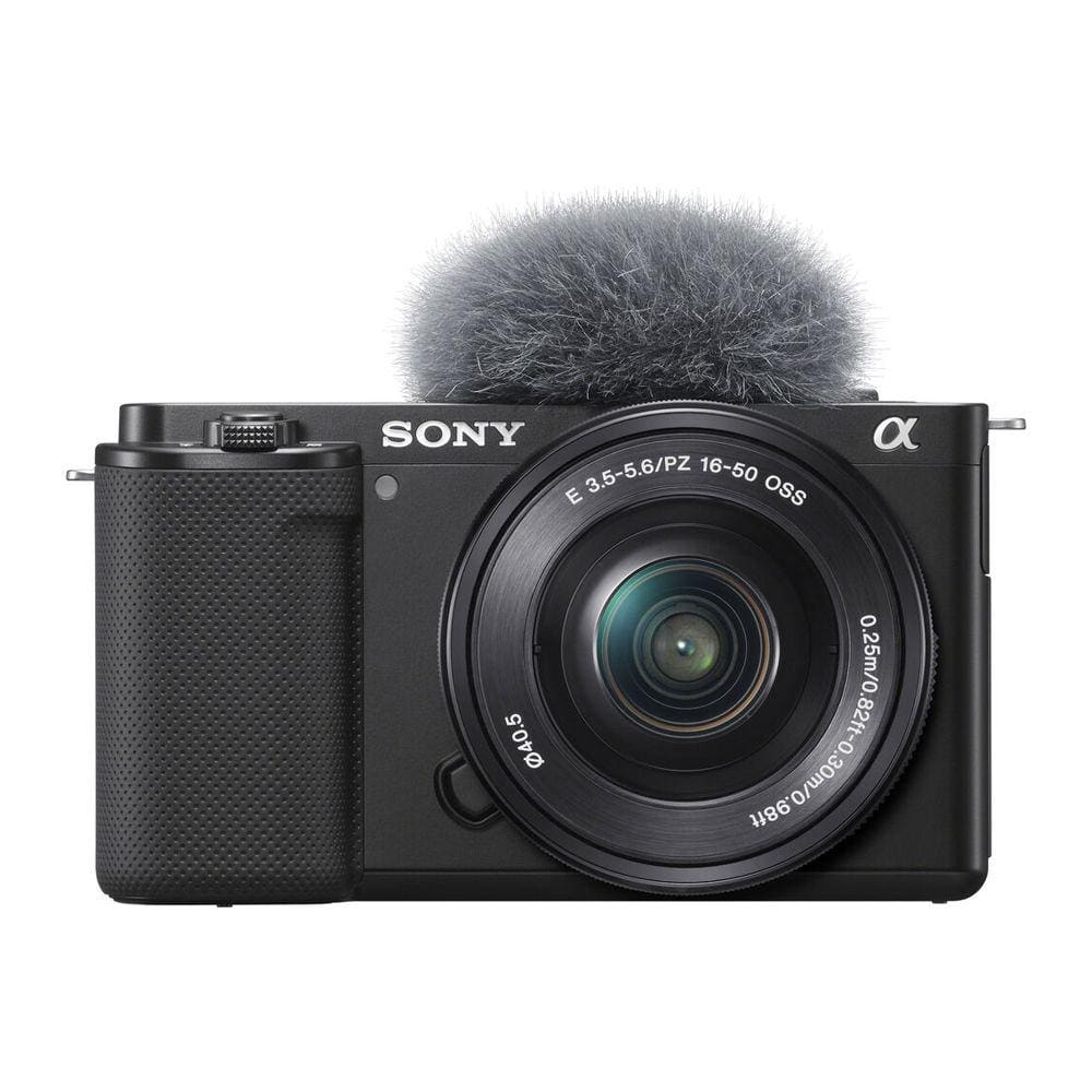 Câmera Fotográfica Sony ZV-E10 e Lente 16-50mm Preto