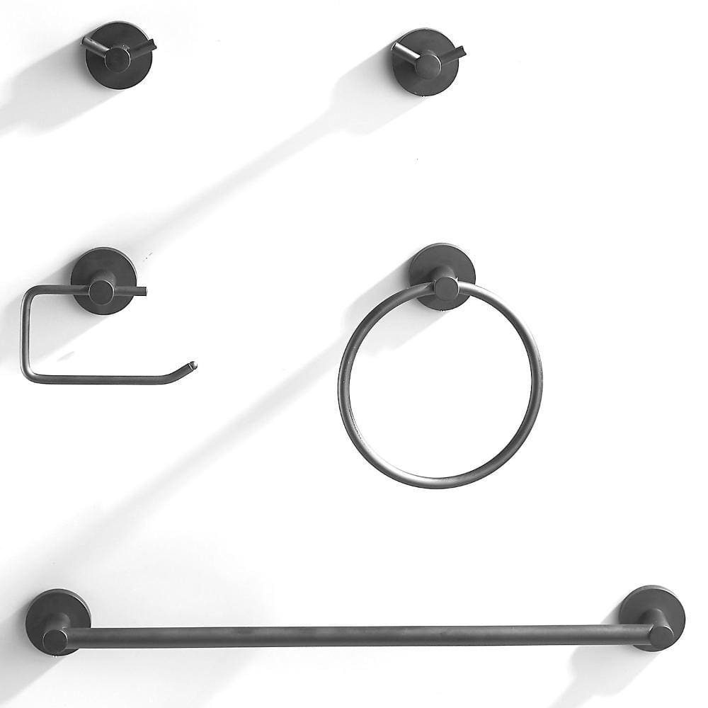 Kit 5 Peças Chicago Preto Fosco Sensi D`Acqua