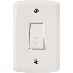 Conjunto 4x2 com 1 Pulsador Campainha 10 A 250 V Tramontina Lux2 Branco Tramontina