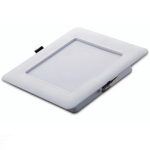 Plafon LED Tramontina Quadrado de Embutir Slim 480 lm 6 W Bivolt 4000 K Luz Neutra Tramontina