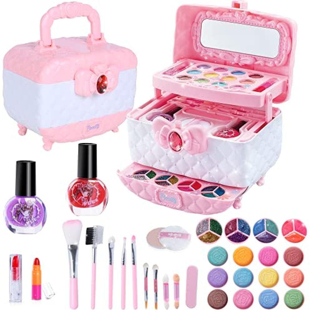 Em promoção! Crianças Maquiagem Kit De Brinquedos Para A Menina E