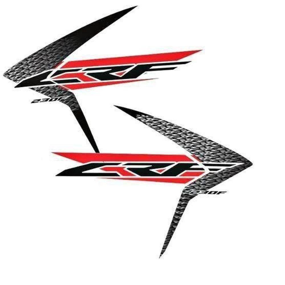 Par De Adesivos Asa Do Tanque Aba Crf 230 2015 2016 2017 2018