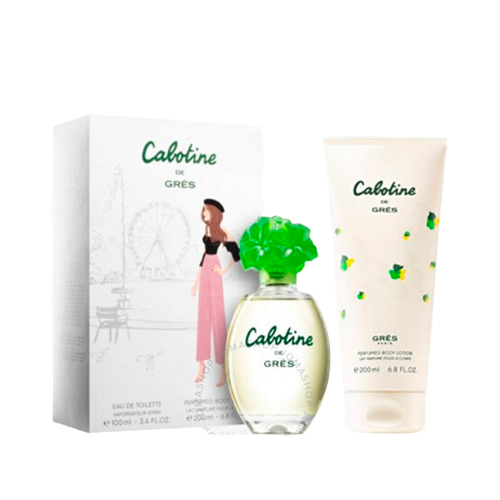 Cabotine - Kit perfume gres 100ml eau toilette - Body Lotion 200ml