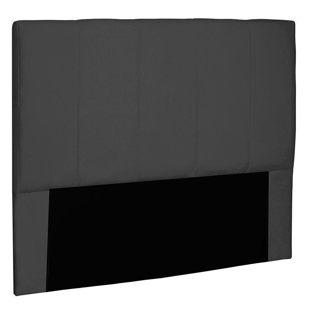 Cabeceira Queen 1,60m Ravenna Suede Preto