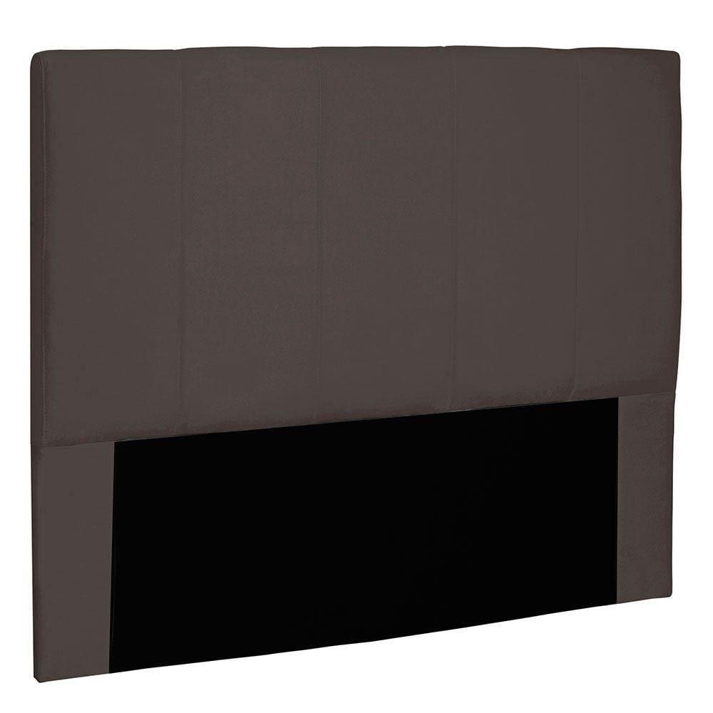 Cabeceira Queen 1,60m Ravenna Suede Marrom Café