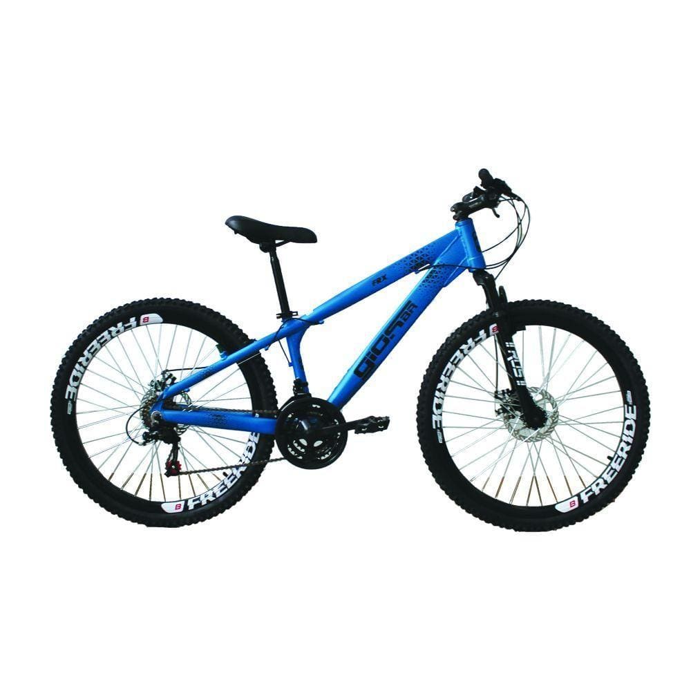 Bicicleta Gios FRX/4 Trix Freeride Aro 26 Freio a Disco 21 Velocidades  Cambios Shimano Preto Roxo Roda Preta