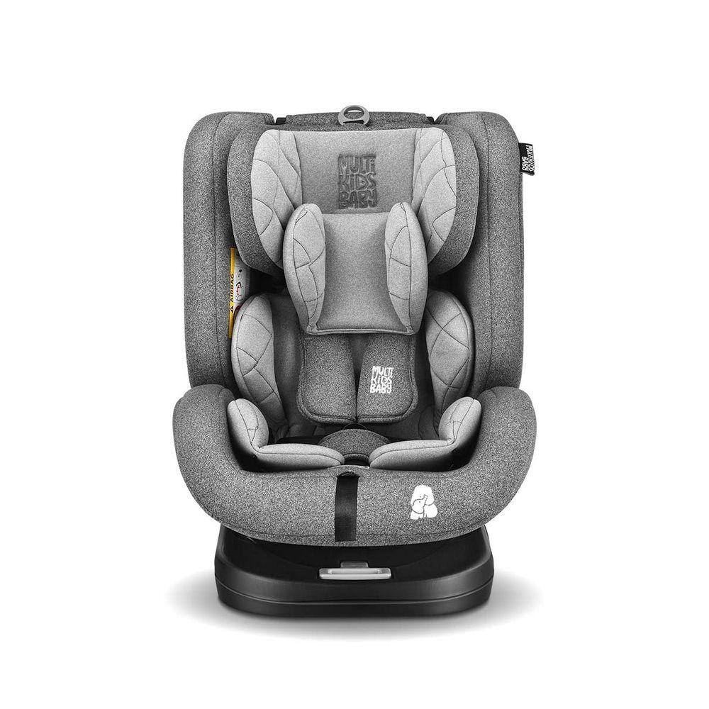 imagem-Cadeira de Carro Artemis 360° Isofix 0-36kg Cinza Multikids