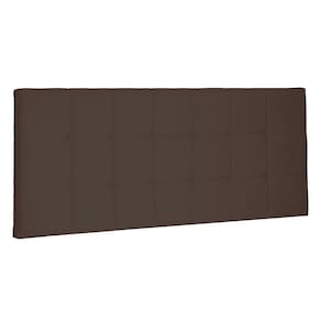 Cabeceira Painel Casal 1,40m Verona Suede Marrom Café