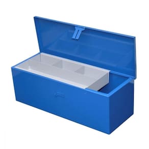 Caixa Ferramenta Baú Com Alça E Suporte Pra Parafusos 35Cm