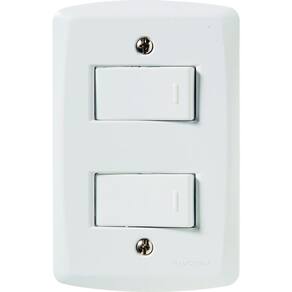 1 Interruptor Simples 10 A 250v e 1 Interruptor