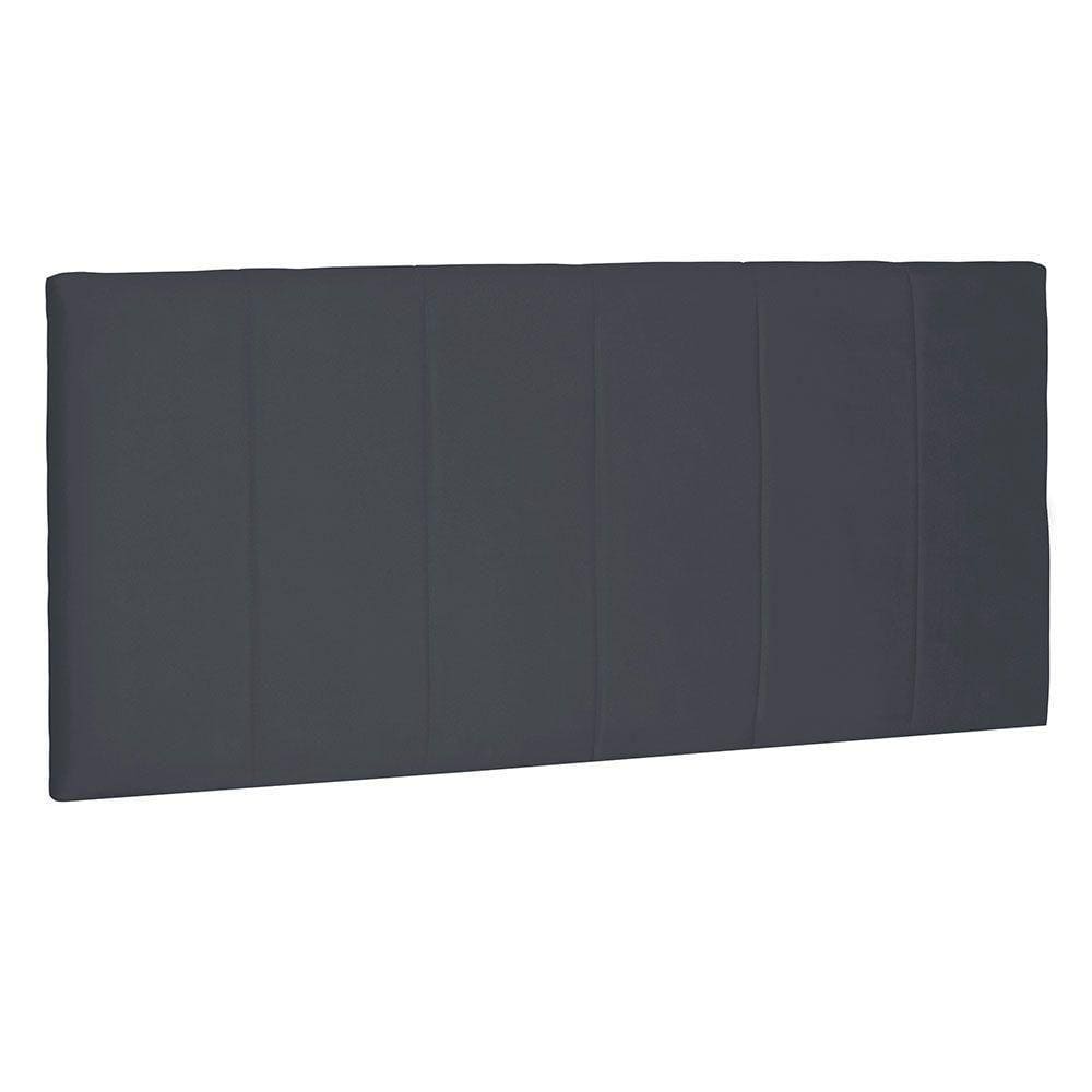 Cabeceira Painel King 1,95m Ravenna Suede Cinza