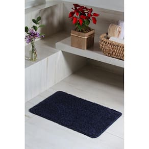 Tapete de Banheiro Algodão High 45x60cm Marinho